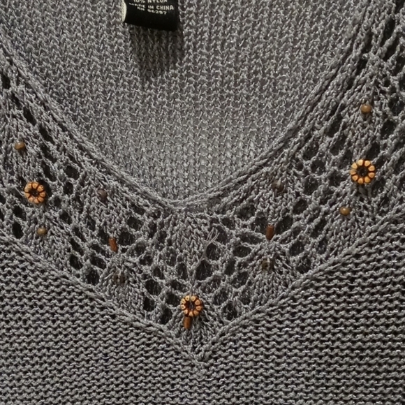 BCBG MaxAzaria sweater XL grey detailed - Picture 4 of 11